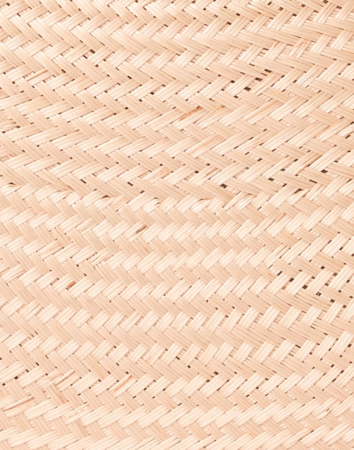 Jen's Light Pink Straw Handheld Clutch Purse