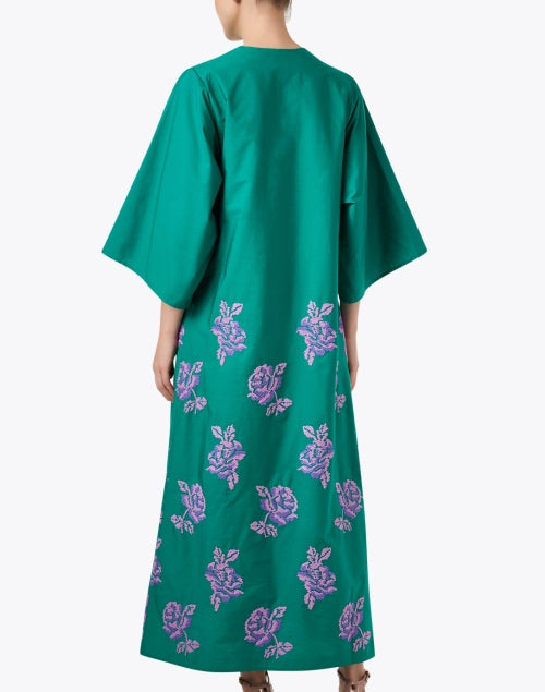 Stylish Sassetta Women's Floral Print Cotton Maxi Dress