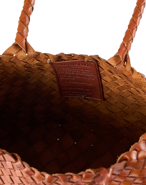 Exquisite Hand - woven Santa Croce Leather Shoulder Handbag