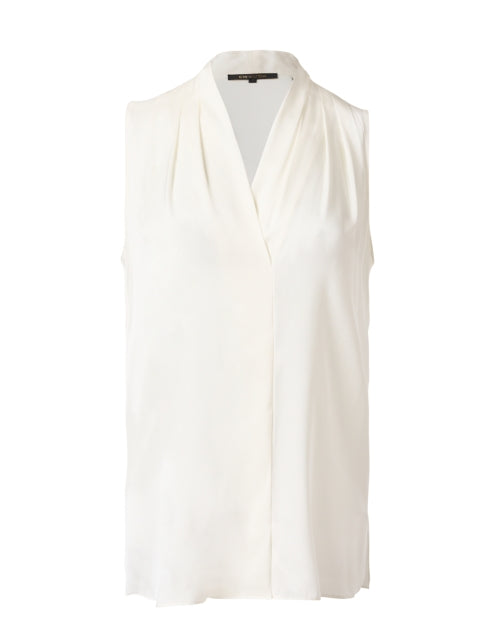 Mila Women's Ivory Silk Georgette Fashion Blouse for Versatile Styling
