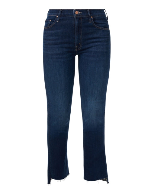 Insider Dark Blue Elastic Step Hem Everyday Jeans