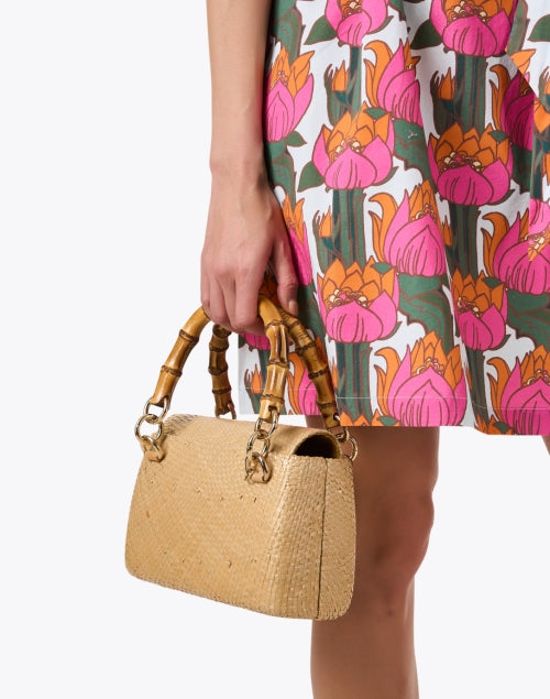 Stylish Laila Toast Top-Handle Straw Bag for Fashionable Women