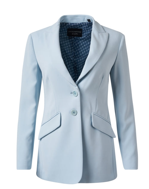 Stylish Light Blue Men's Office Jacket
