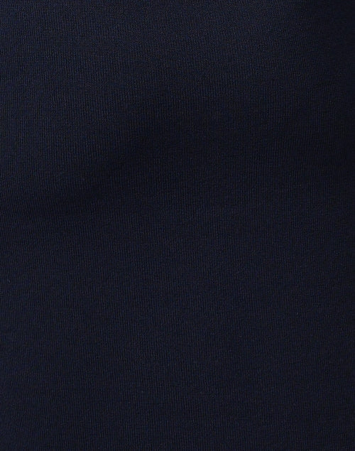 Navy Blue Classic American Luxury Boatneck Women's Dress