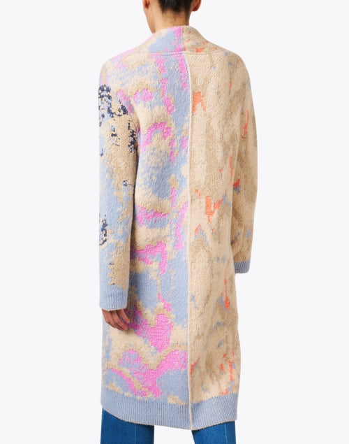 Stylish Multi Snake Print Women's Cardigan Coat for Fall