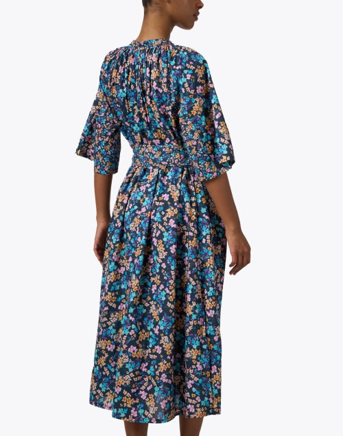 Stylish Clover Multi - Patterned Printed Cotton Women's Dress for the New Season