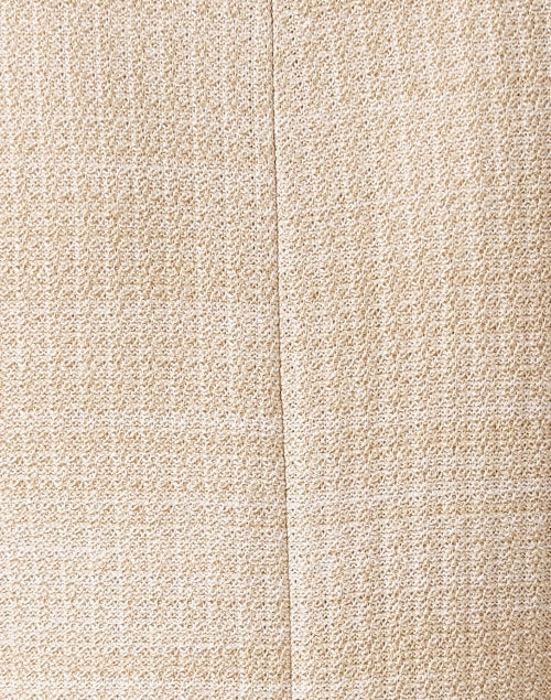 Stylish Beige Cotton - Linen Blend Orsola Jacket by Amina Rubinacci