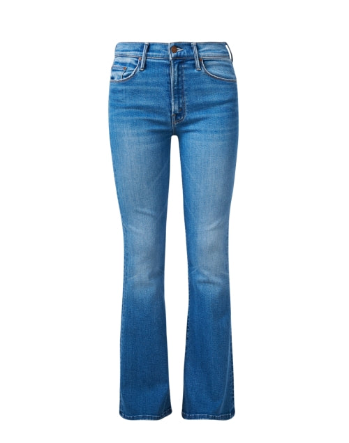 Cool Blue Stretch Flare Weekender Jeans for Everyday Style