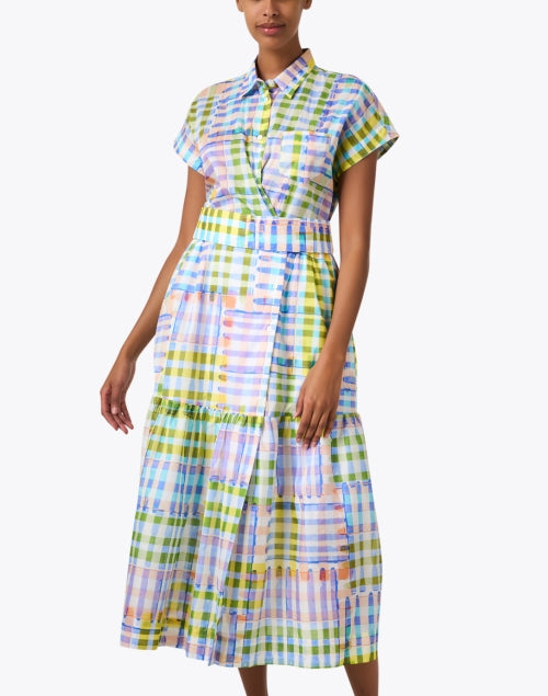 Etra Soft Pastel Shirts Style Women's Dress for Spring