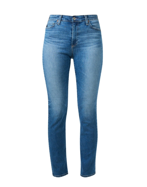 AG's Stylish Blue Mari Slim-Fit Straight-Leg Women's Denim Jeans