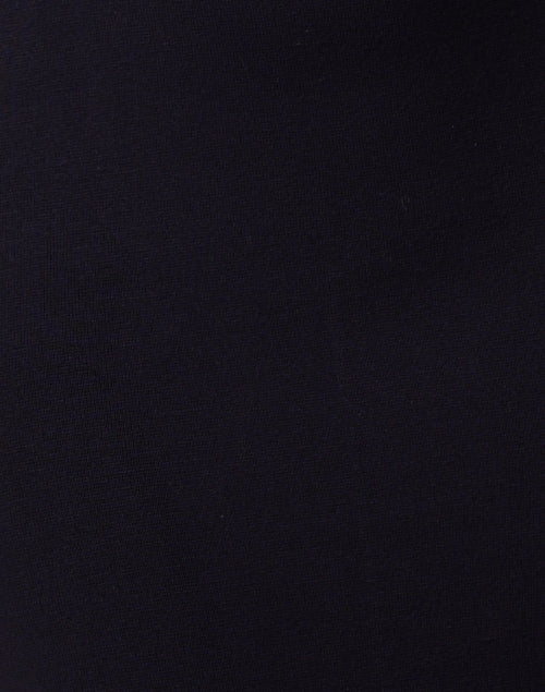 Navy Blue Knitted Mid - length Elegant Women's Dress by Max Mara Studio
