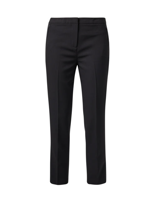 Alexi Men's Black Slim-Fit Dress Pants for Everyday Wear