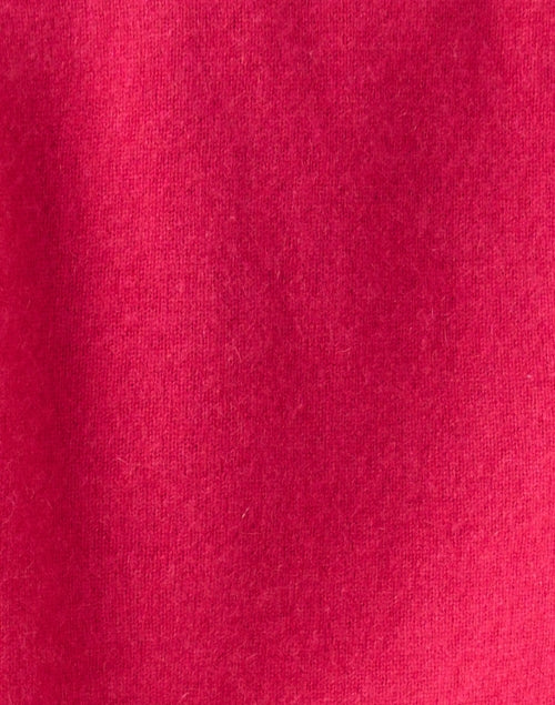 Stylish Women's Hot Pink Cashmere Knit Cardigan for the New Season