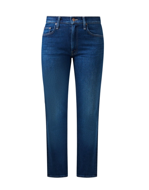 Stylish Rider Classic Blue Stretch Straight - Leg Ankle Jeans