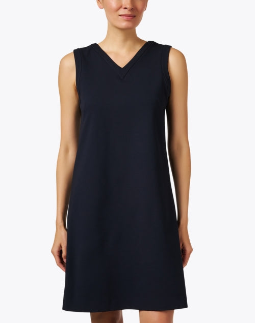 Navy Soft Jersey Riva Shift Dress for Stylish Summers