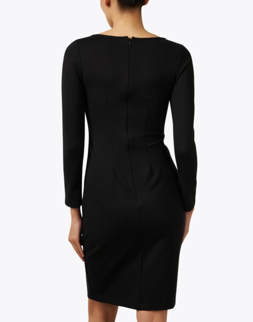 Chloe Kristyn's Stylish Maggie Black Ponte Women's Dress