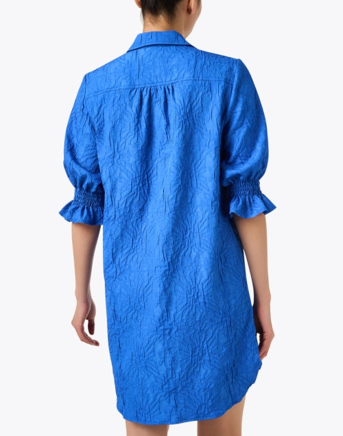 Finley's Miller Casual Blue Textured Women's Shirt Dress