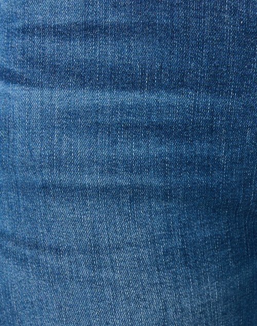 Elastic Stretch Cotton Tripper High - Rise Straight Leg Blue Jeans for All - Day Comfort