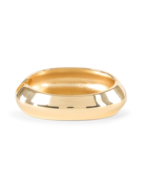 Exquisite Handmade Gold - Plated Brass Bangle Bracelet
