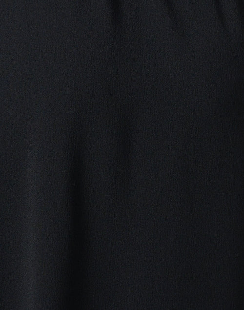Stylish Adjustable-Waist Black Wrap-Style Shirt Dress by Emporio Armani