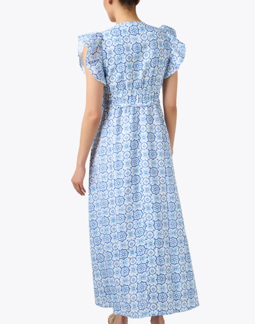 Blue Print Medallion Women's Maxi Dress