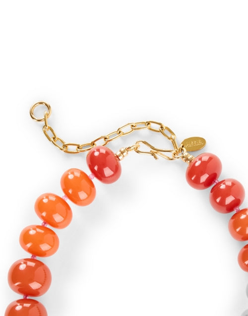 Stunning Olympia Amber Stone Jewelry Necklace by Lizzie Fortunato