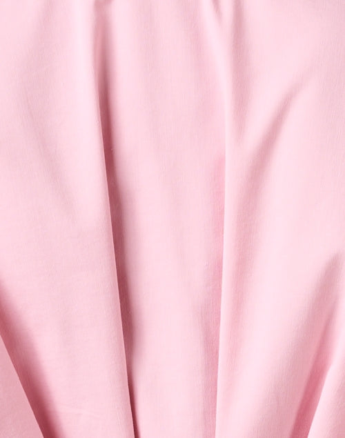 Stylish Georgia Pink Pleated Stretch Cotton Women's Shirt