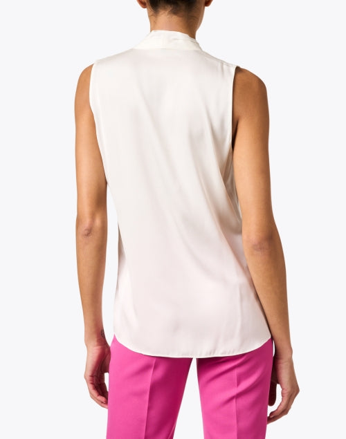 Mila Women's Ivory Silk Georgette Fashion Blouse for Versatile Styling