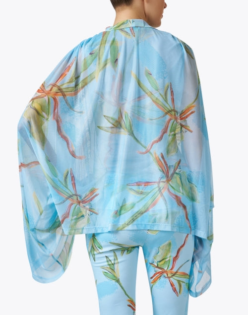 Stylish Perla Bamboo-Printed Women's Blouse for Tropical Getaways