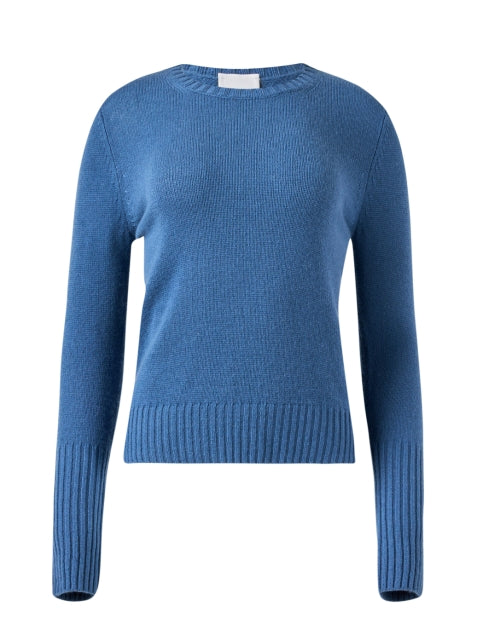 Allude's Exquisite 100% Cashmere Blue Sweater for This Season