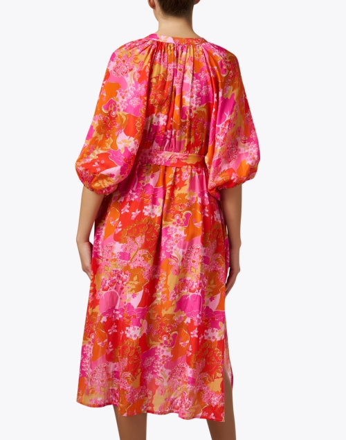 Stylish Claudette Women's Red Printed Dress for Elegant Outings