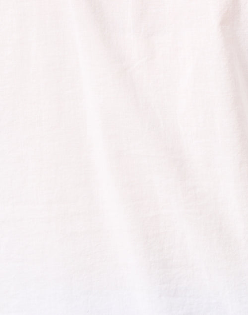 Lightweight Channing White 100% Cotton Short-Sleeve Shirt for Warm Weather