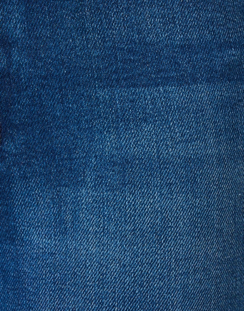 Stylish Stretch Blue Frayed Ankle-Hit Hustler Jeans