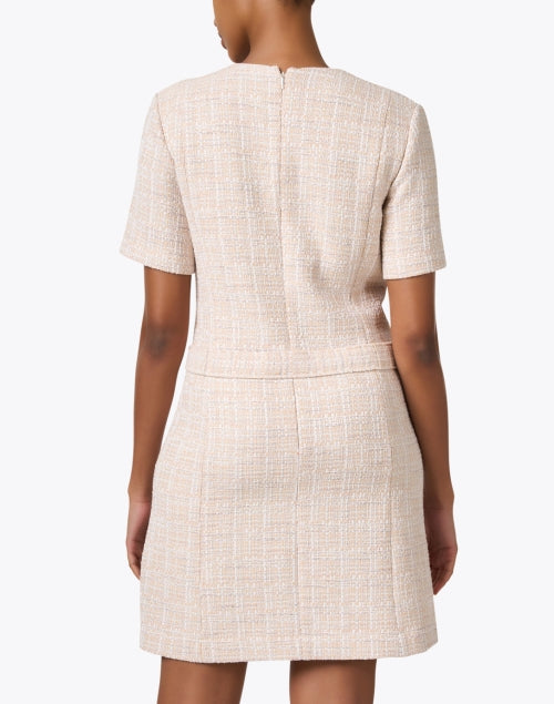Destena Beige Tweed Women's Shift Dress - A Timeless Fashion Staple