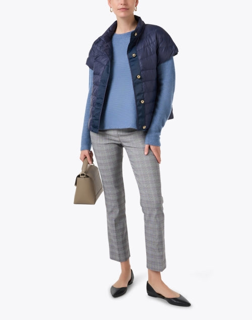 Navy Quilted Insulated Greenwich Puffer Jacket from Cortland Park