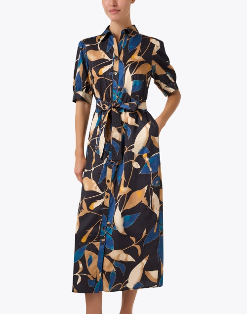 Stylish Harper Multi-Print Cotton Shirt Dress for a Flattering Look