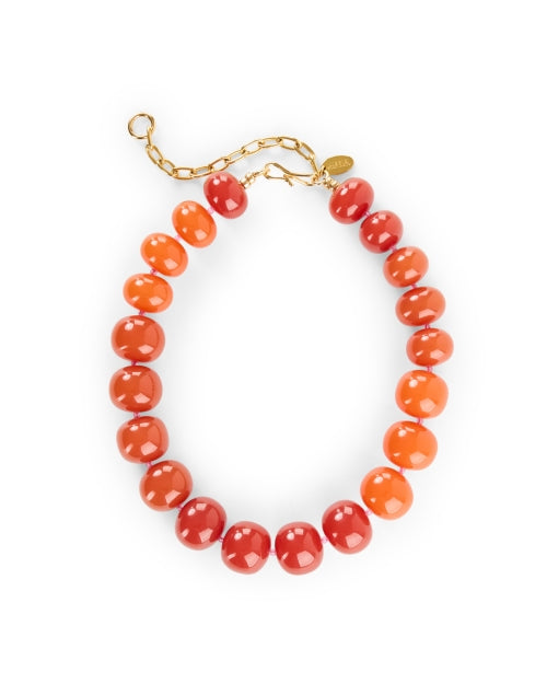Stunning Olympia Amber Stone Jewelry Necklace by Lizzie Fortunato