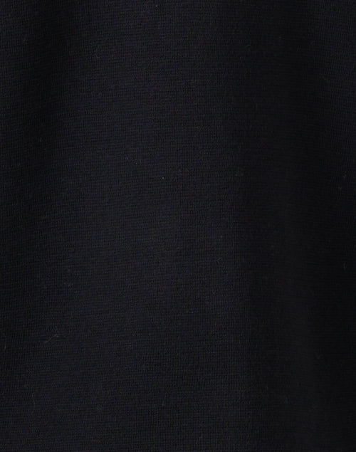 Stylish Black Knit Utility Zip-up Cardigan for Casual Wear