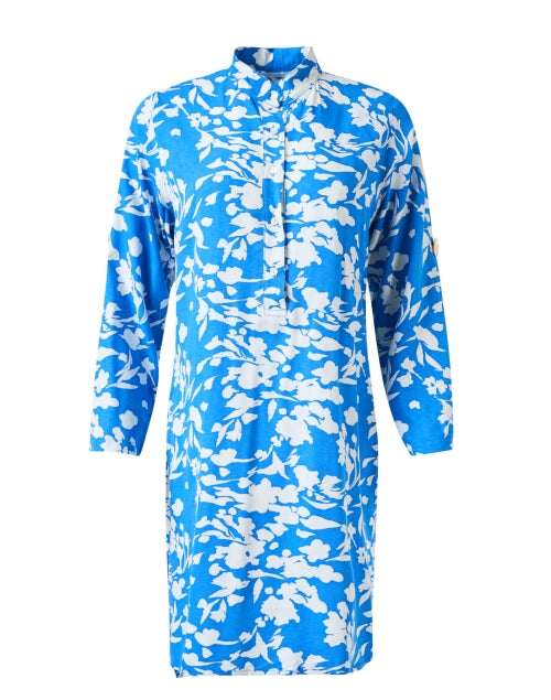 Walker & Wade's Stylish Day Tripper Dress with Blue Print