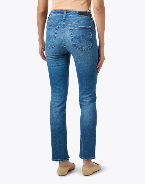 AG's Stylish Blue Mari Slim-Fit Straight-Leg Women's Denim Jeans