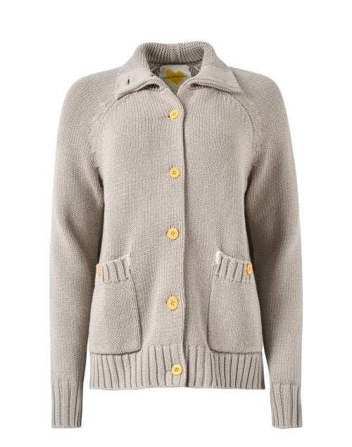 Joyful Beige Women's Knit Cardigan for Fashionable Layering