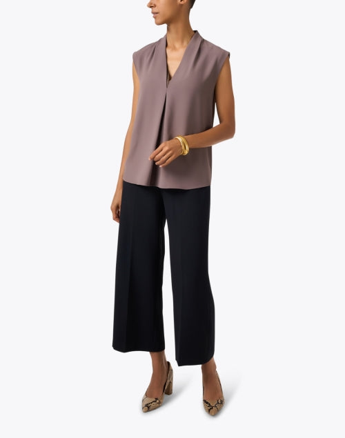 Carter Men's Black Wide-Leg Cropped Casual Pants by Brochu Walker