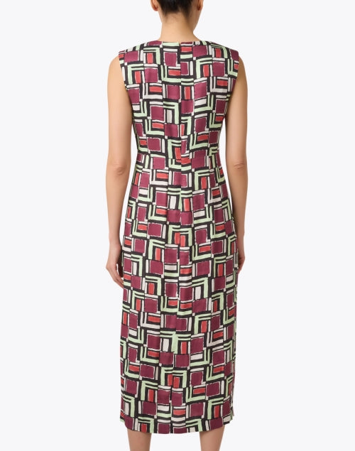 Stylish Multi - Geometric Patterned Women's Dress