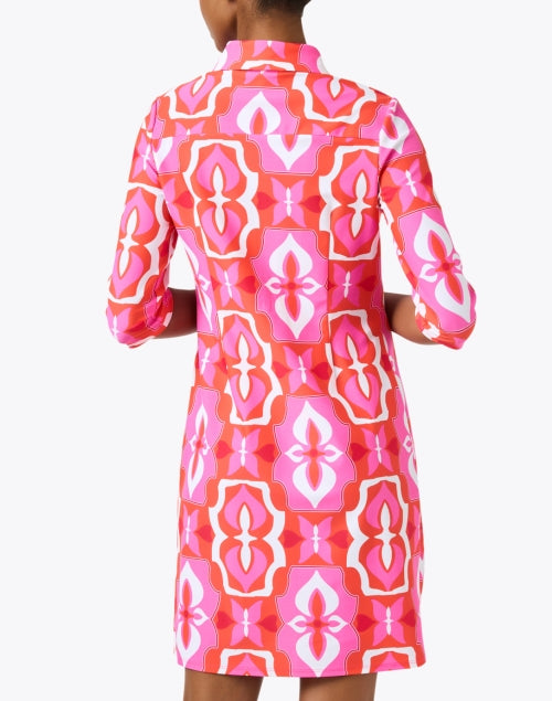 Jude Connally Susanna Women's Dress in Beautiful Pink Tile Print