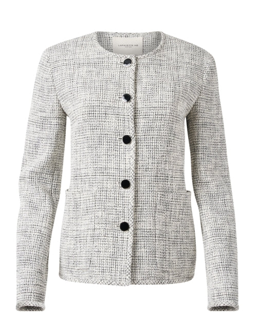 Lafayette 148 New York Cloud Multi-Tweed Stylish Tailored Jacket