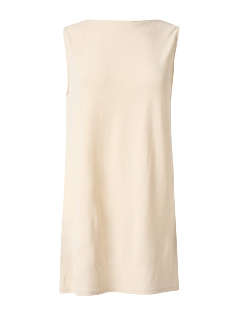 Elegant Ivory Sleeveless Women's Blouse for Summer Fashion