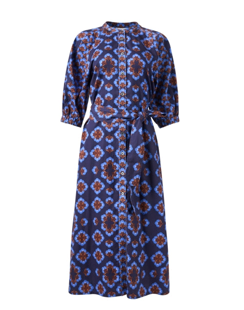 Stylish Mandi Dress with Charming Indigo Print