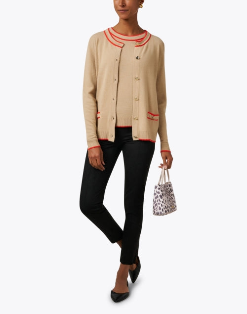Pull-On Black Suede Slim-Leg Pants for Effortless Everyday Style
