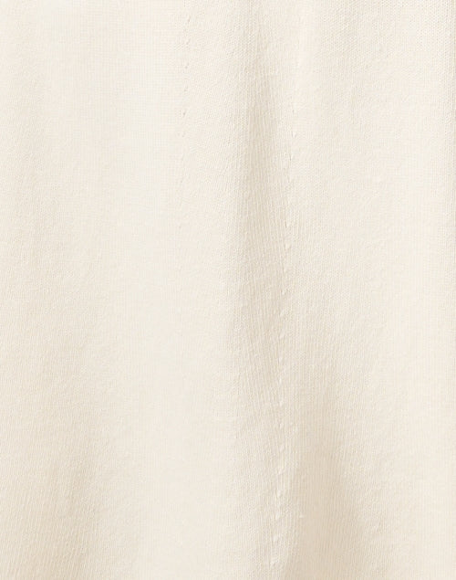 Elegant Ivory Linen-Cotton Blend Wrap Dress by Joseph