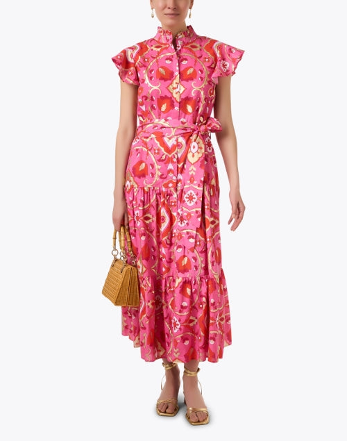 Stylish Mirabella Pink Floral Patterned Women's Dress for All Occasions